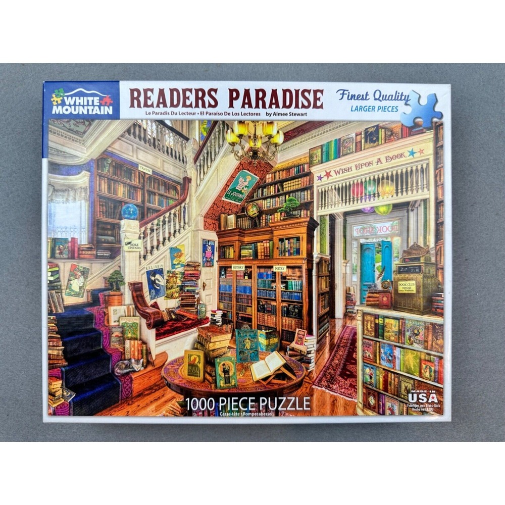 White Mountain Readers Paradise 1000 Pieces_Complete‎